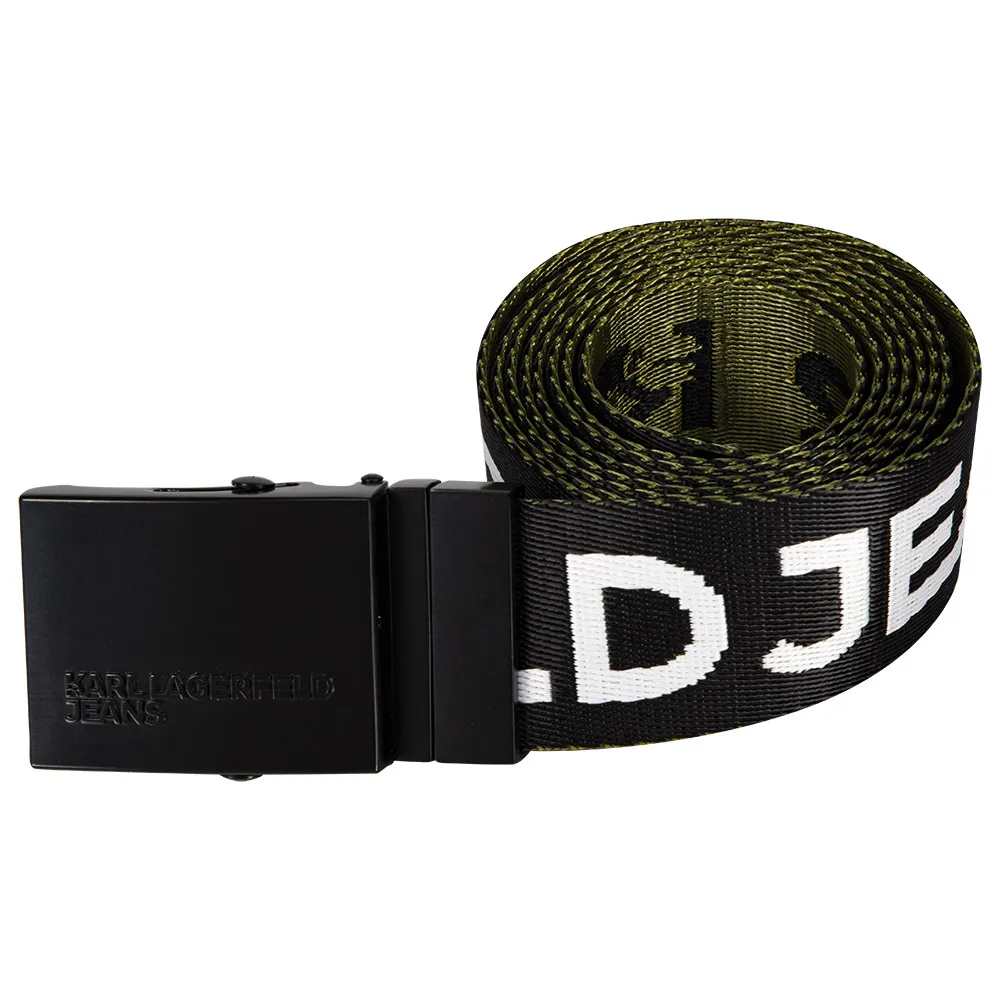 

Ремень Karl Lagerfeld Reversible Webbing, черный