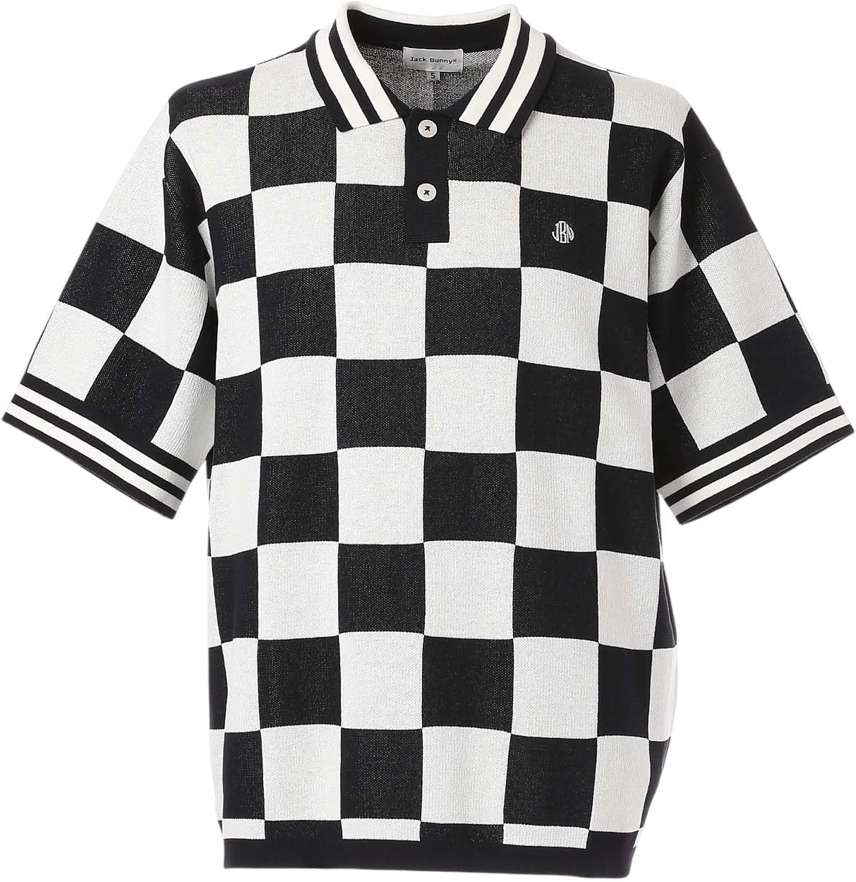 

Мужская трикотажная рубашка-поло с коротким рукавом Jack Bunny 262-5160327 (впитывающая, быстросохнущая, эластичная, с защитой от УФ-излучения), для гольфа, темно-синий