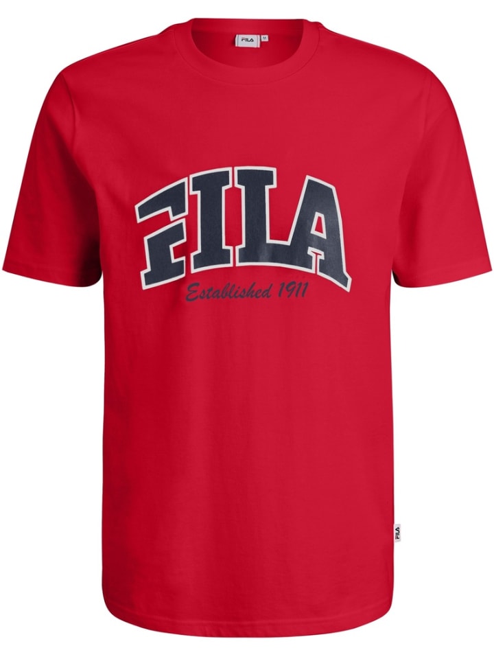 

Футболка Lanaken Regular Graphic Tee Fila, красный