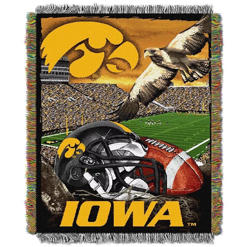 

Тканый плед Northwest Iowa Hawkeyes размером 48 x 60 дюймов