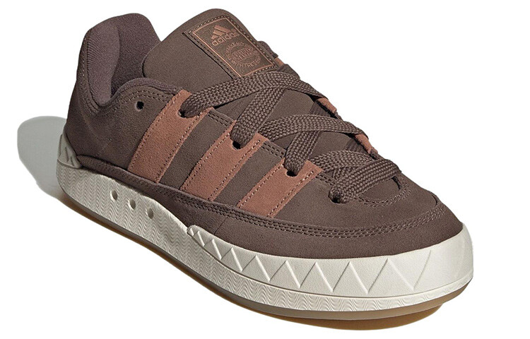 Мужские кроссовки для скейтбординга adidas originals Adimatic, Коричневый — фото 3