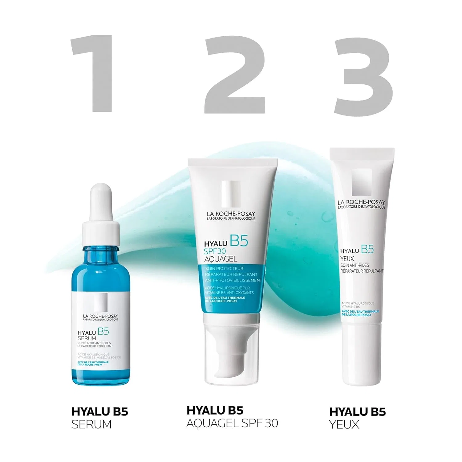 Увлажняющий аквагель La Roche Posay Hyalu B5 SPF 30 La Roche-Posay — фото 4