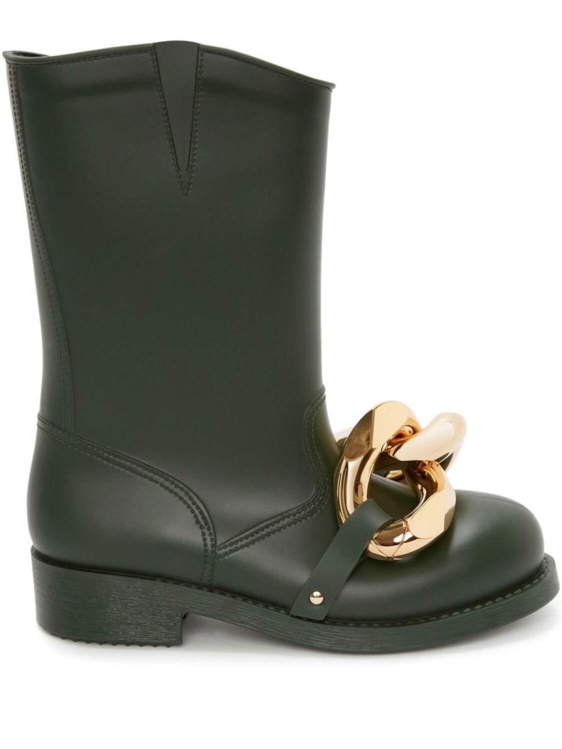 JW Anderson сапоги Chain, зеленый