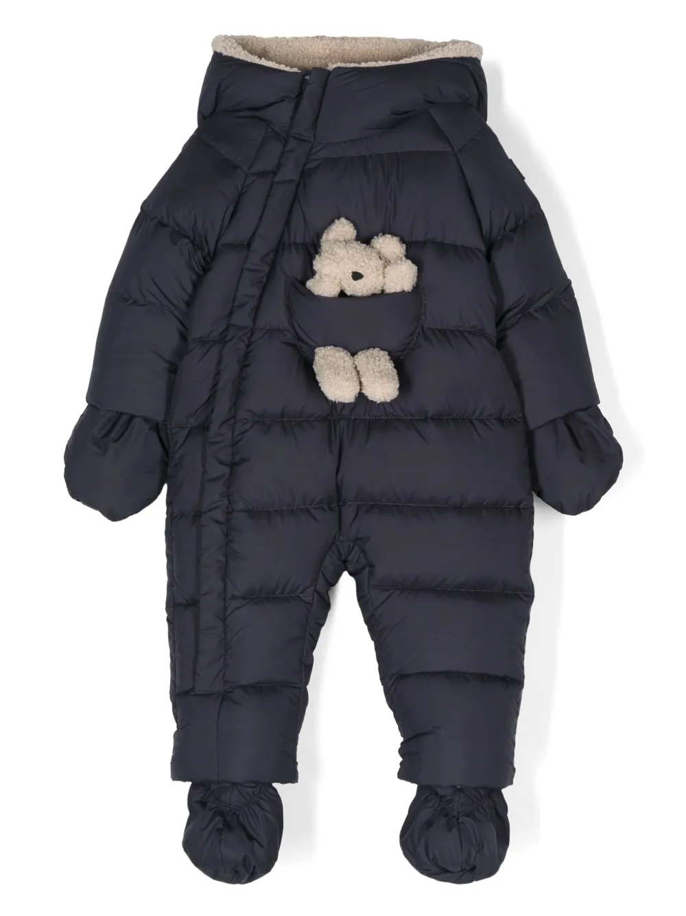 

Комбинезон с аппликацией Teddy Bear Il Gufo, синий