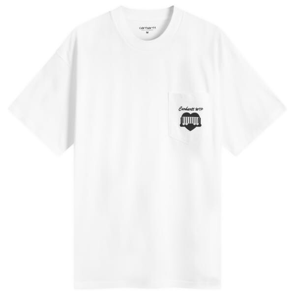 

Футболка с изображением поезда в виде сердца Carhartt Wip, белый