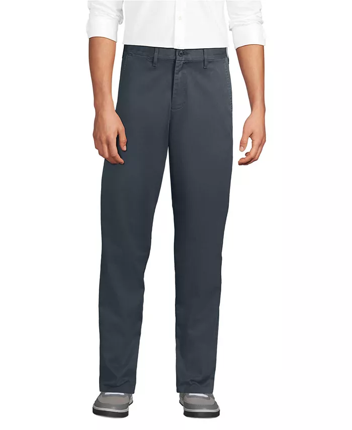 

Мужские дорожные брюки-чинос Comfort Waist Classic Fit Lands' End, серый
