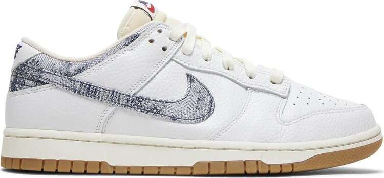 

Кроссовки Dunk Low 'Washed Denim', белый