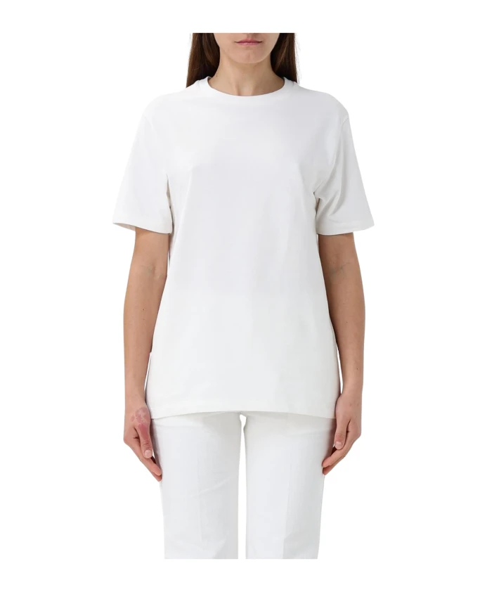 

Белая футболка с коротким рукавом Jil Sander, белый