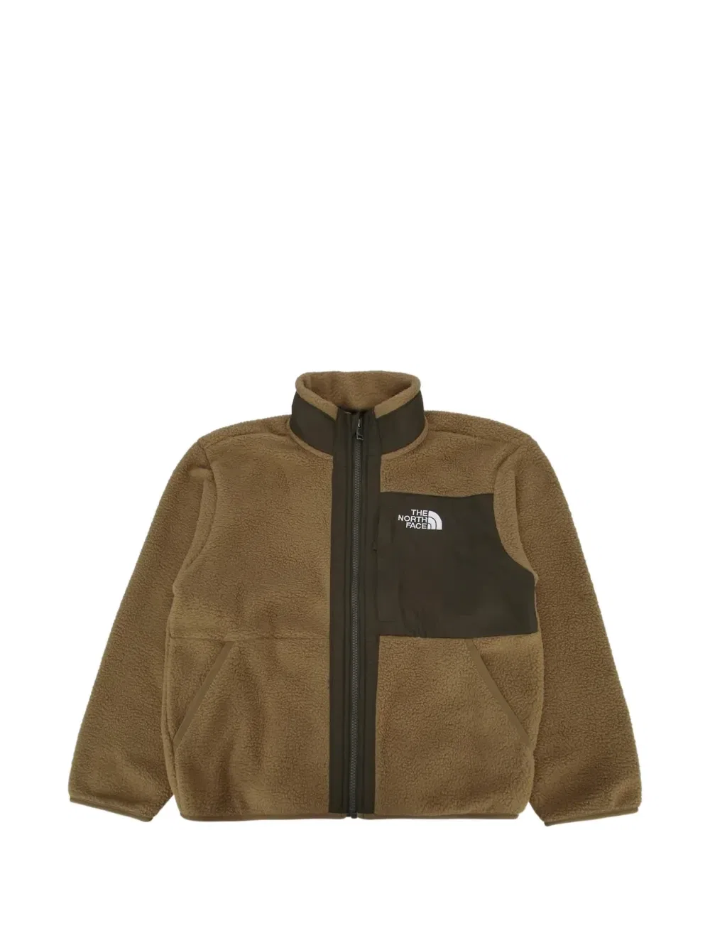 Куртка с карманом на молнии Yumiori The North Face Kids, зеленый
