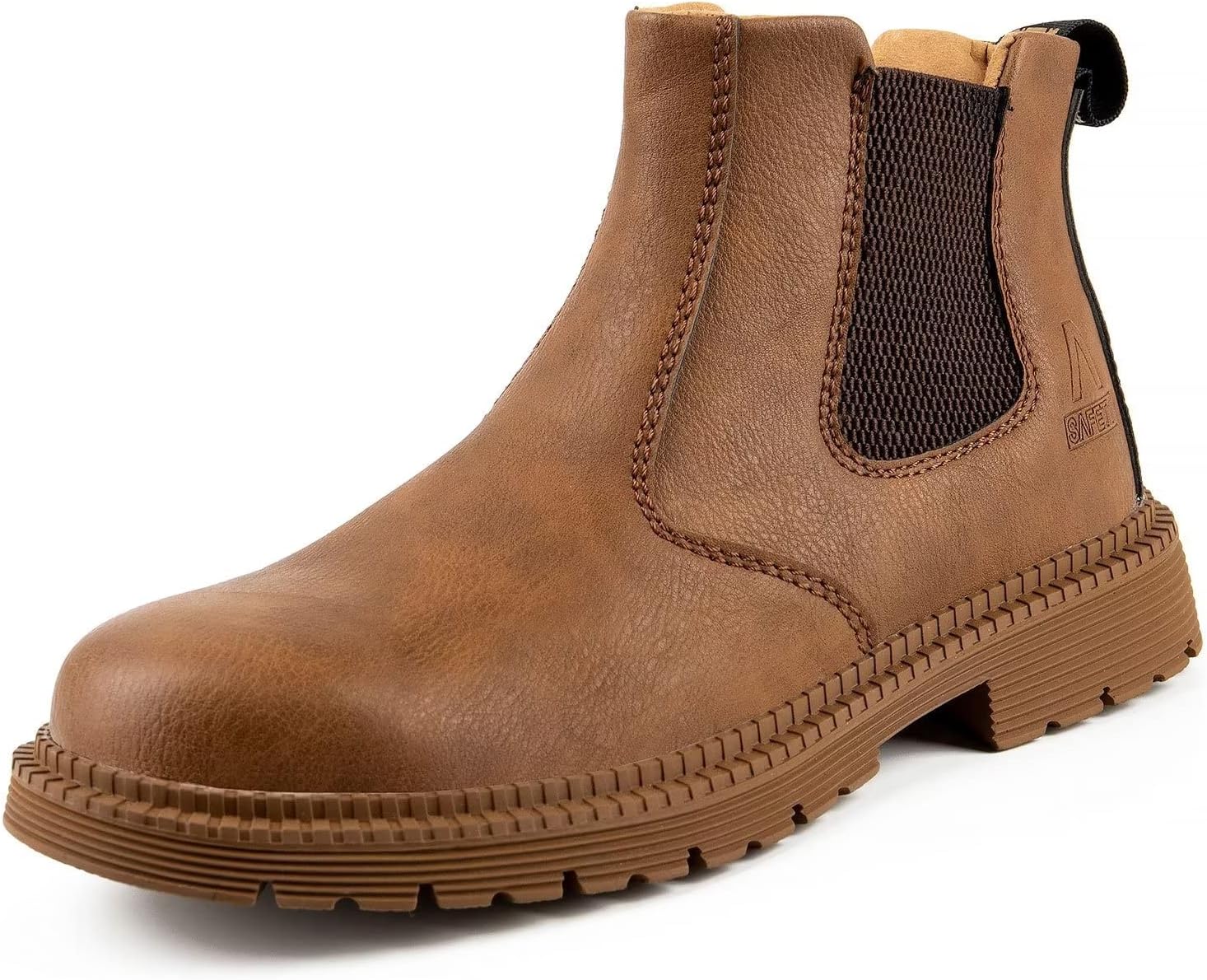 

Мужские ботинки Tanleewa с металлическим носком, кожаные безопасные обувь, водонепроницаемые строительные ботинки, утепленные походные ботинки, противоскользящая рабочая обувь, хаки