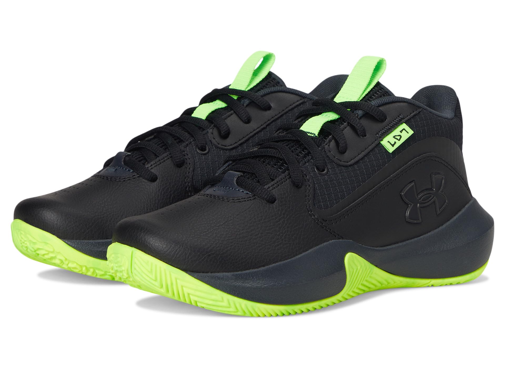 

Кроссовки Under Armour Kids Lockdown 7, цвет Black/Anthracite/Metallic Black