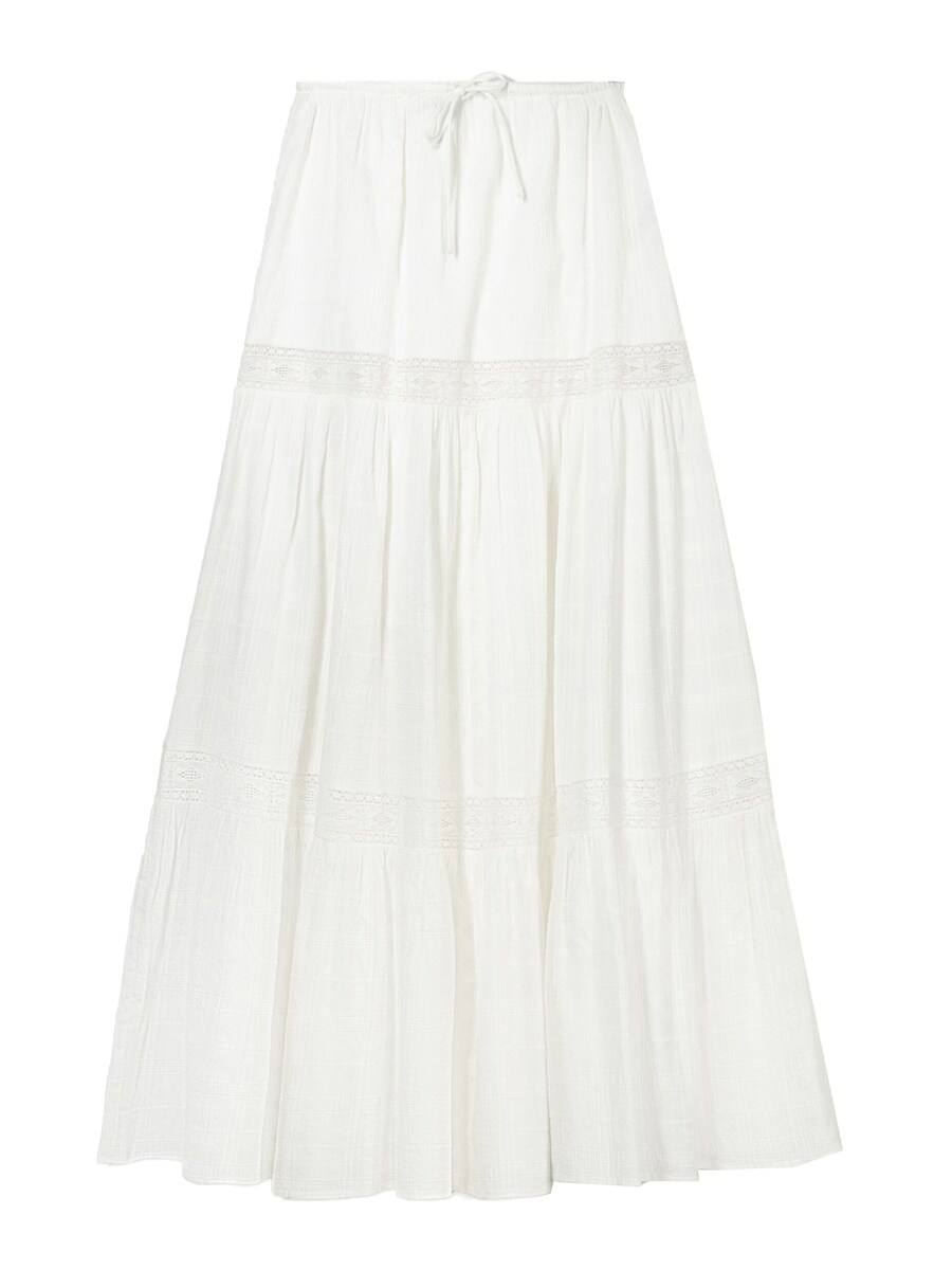 

Макси юбка Bershka, Off white