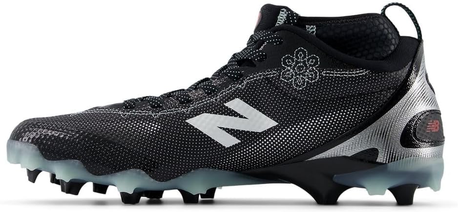 Мужские кроссовки для лакросса New Balance Freezelx V5, белый/черный — фото 2