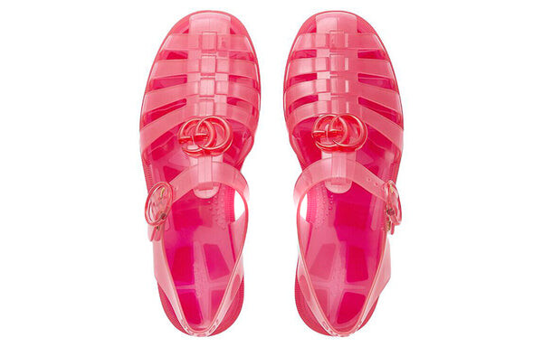 Сандалии gg fisherman sandal 'deep coral' Gucci, красный — фото 3