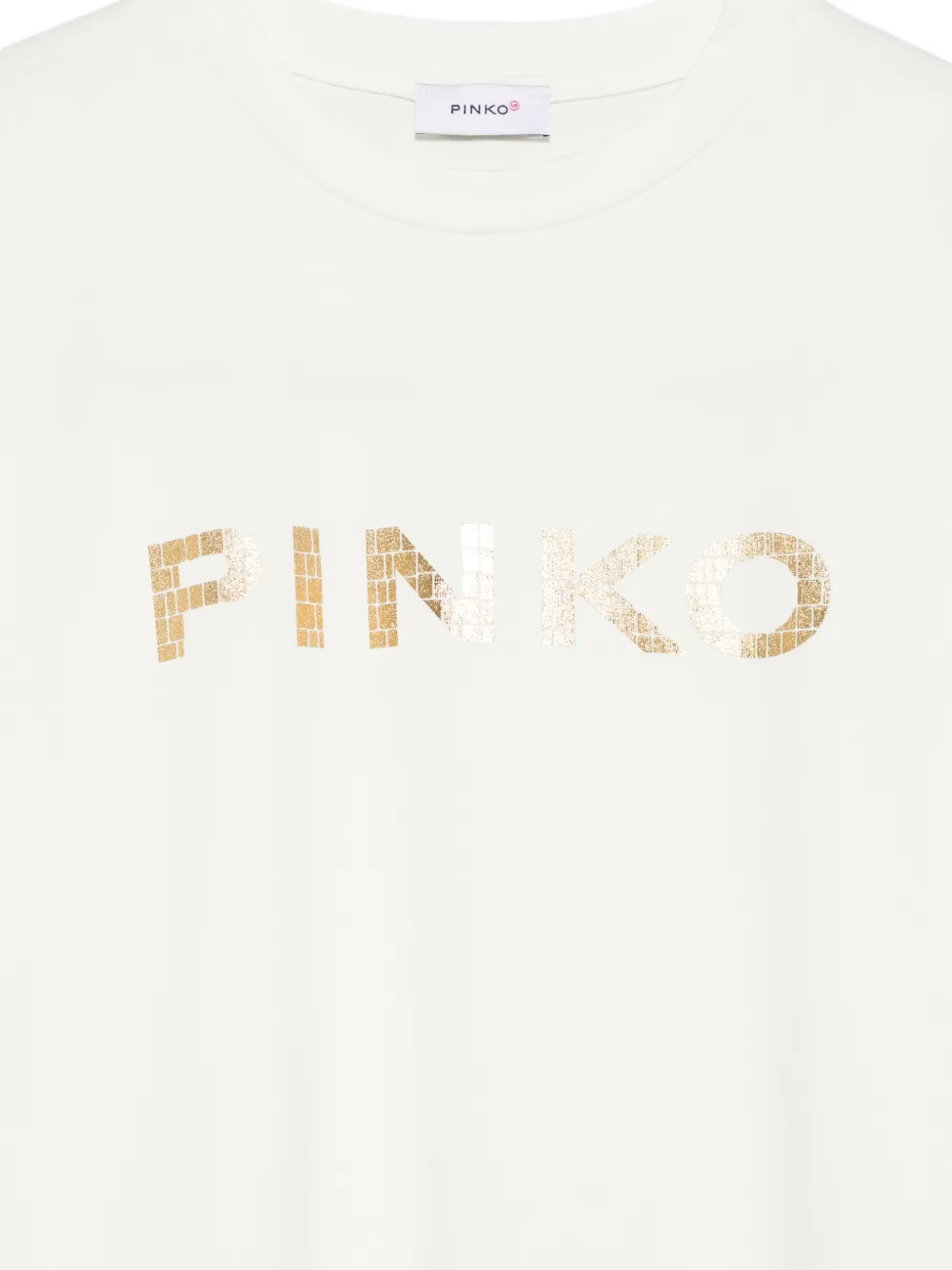 Футболка с логотипом Pinko Kids, бежевый — фото 3
