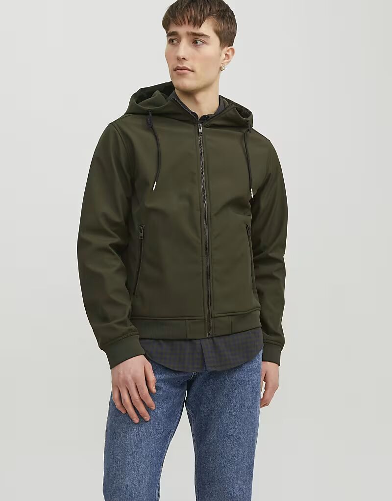 

Куртка Jack & Jones Softshell цвета канифоли