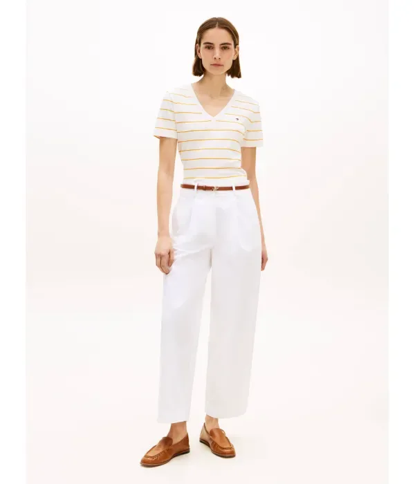 Футболка CODY slim fit Tommy Hilfiger, экрю — фото 2