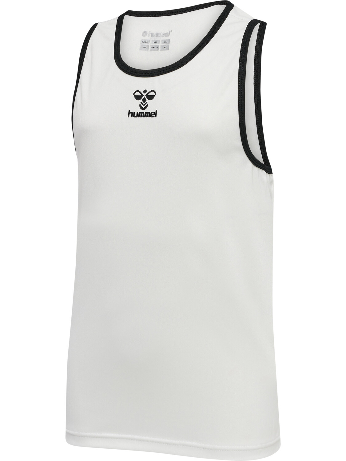 Футболка Hummel Trikot S/L Hmlcore Xk Basket Jersey Kids, белый — фото 4