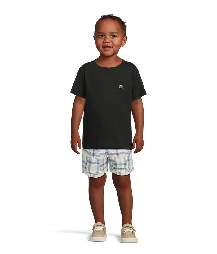 Футболка повседневная Core Tee Lacoste Kids, Noir — фото 4