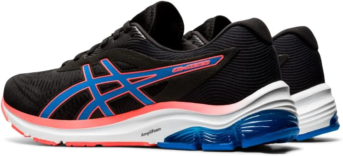 Мужские беговые кроссовки Asics Gel-Pulse 12, Black Directoire Blue — фото 3
