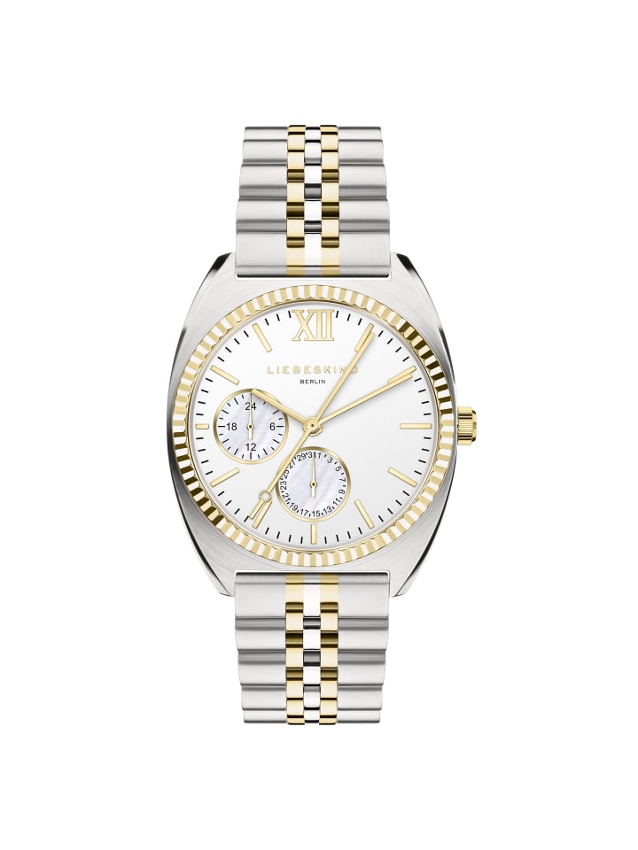 

LIEBESKIND BERLIN Многофункциональные часы в серебристо-золотом исполнении