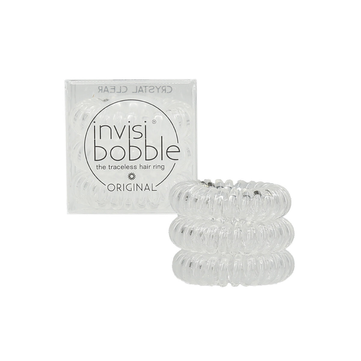 

Invisibobble, Original, резинки для волос Crystal Clear, 3 шт
