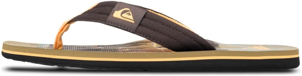 Мужские сандалии Quiksilver Molokai Layback II с трехточечным ремешком, Iris Leaf — фото 2