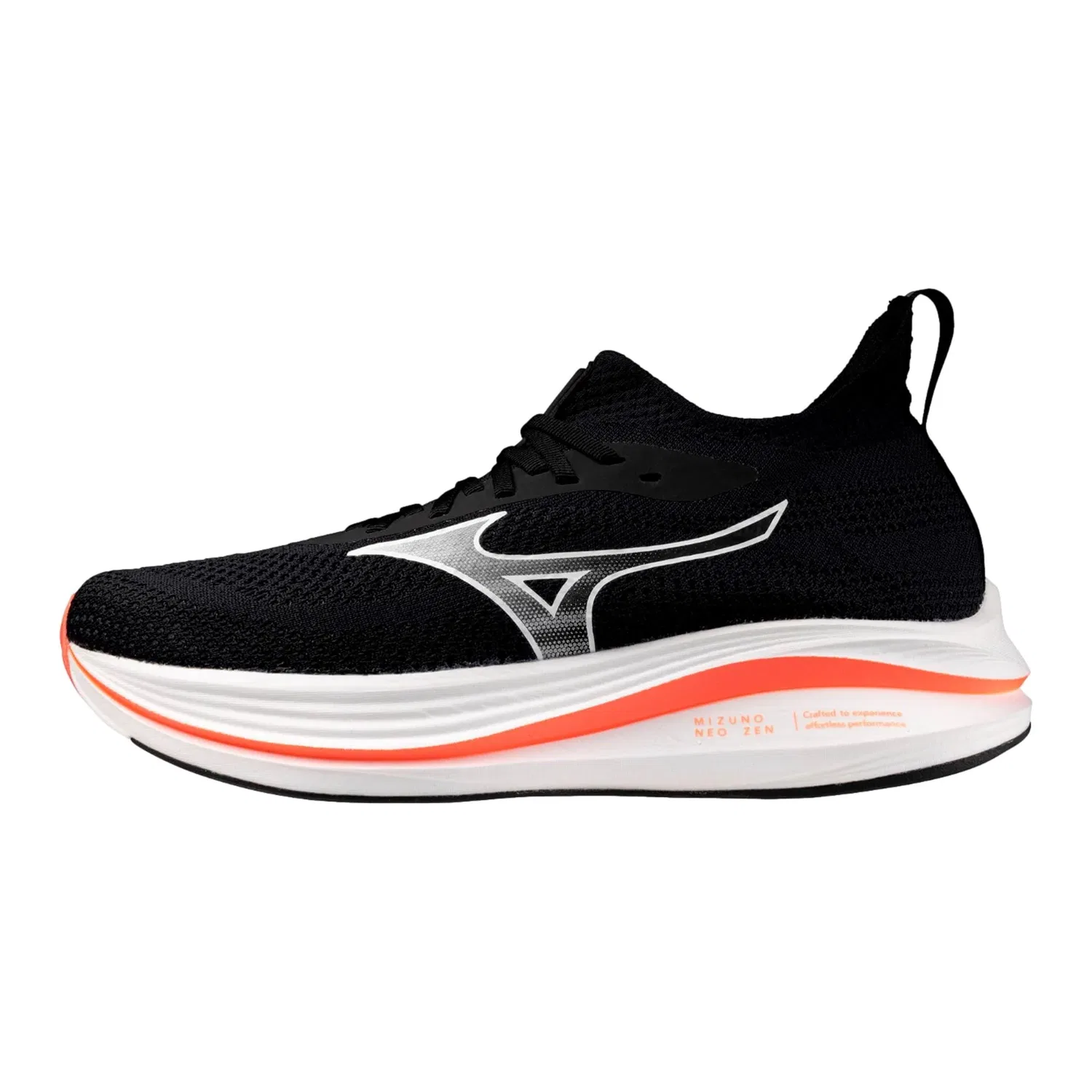 Мужские кроссовки Mizuno Neo Zen Black / White - Fiery Coral 2 J1GC258603