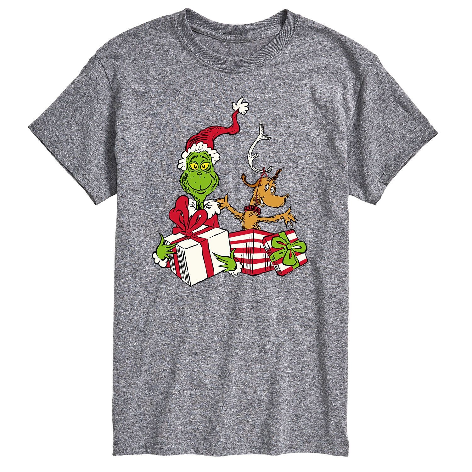 

Футболка Big & Tall Dr. Seuss Max & Grinch Licensed Character