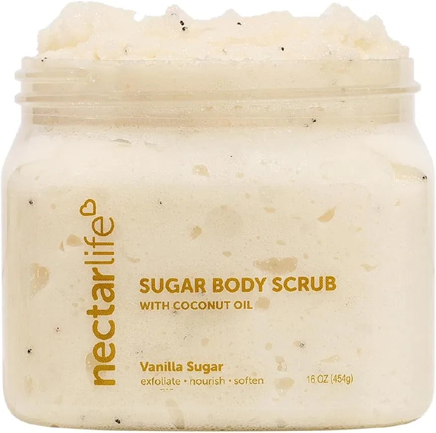 Скраб для тела сахарный отшелушивающий Nectar Bath Treats ваниль 453 г