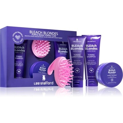 

Lee Stafford Bleach Blondes Purple Reign Set — нейтрализует желтые тона