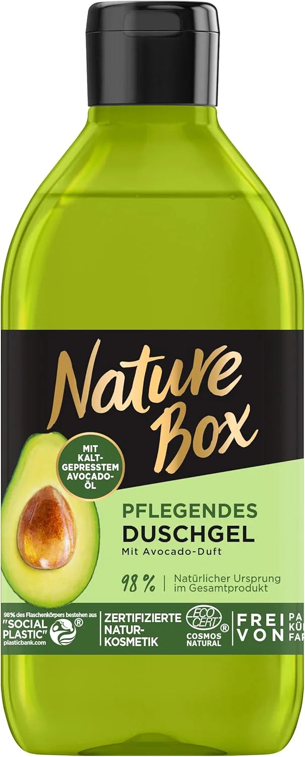 Питательный гель для душа с ароматом авокадо от Nature Box Nature Box