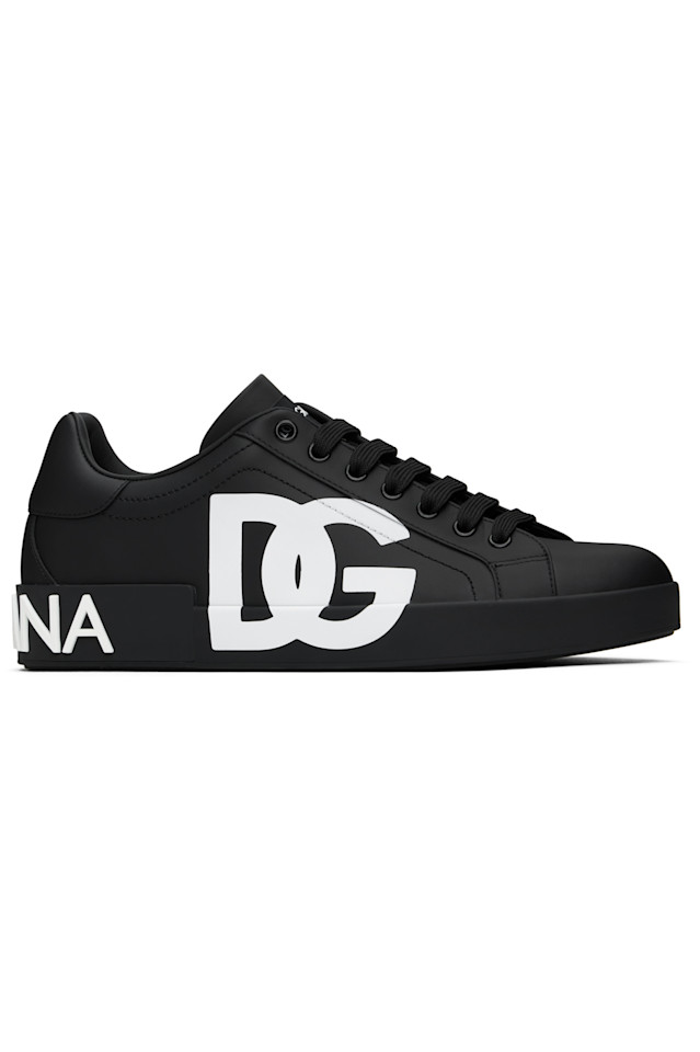 

Кроссовки Portofino DG Logo из мягкой телячьей кожи наппа Dolce&Gabbana, мультиколор