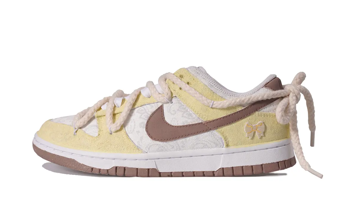 

Женские кроссовки для скейтбординга Nike Dunk Low, цвет lemon yellow