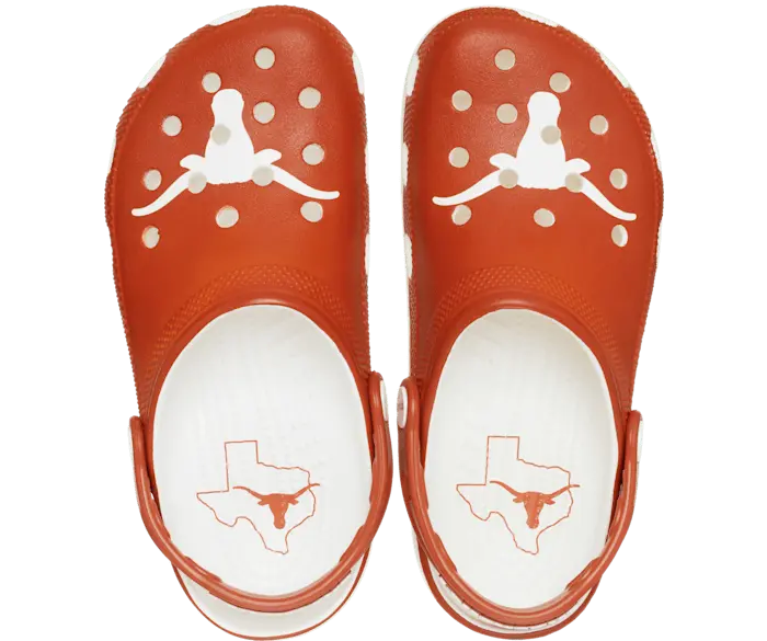 

Классические сабо University of Texas Crocs женские, цвет White