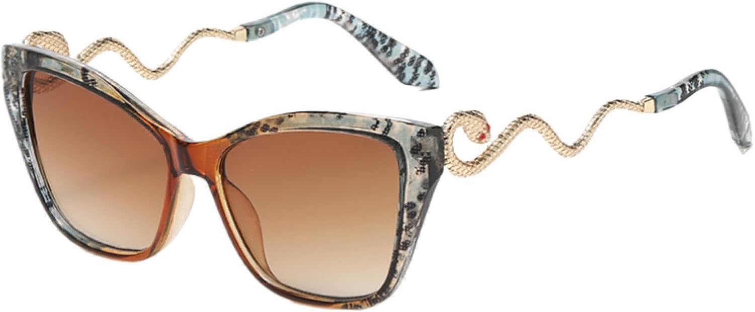 

Солнцезащитные очки с защитой от УФ-излучения UV400 | Градиентная оправа "кошачий глаз" большого размера | Для женщин и мужчин, для занятий спортом на открытом воздухе и вождения DSVIGF, 01