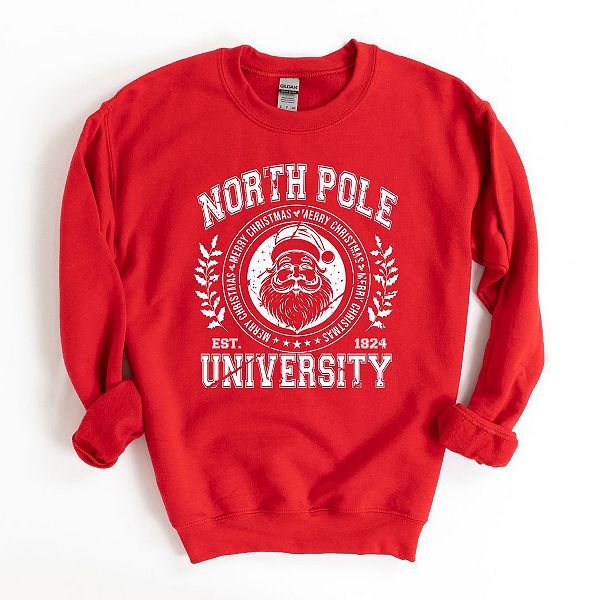 

Толстовка North Pole University в стиле distressed Simply Sage Market, Зеленый, Толстовка North Pole University в стиле distressed Simply Sage Market