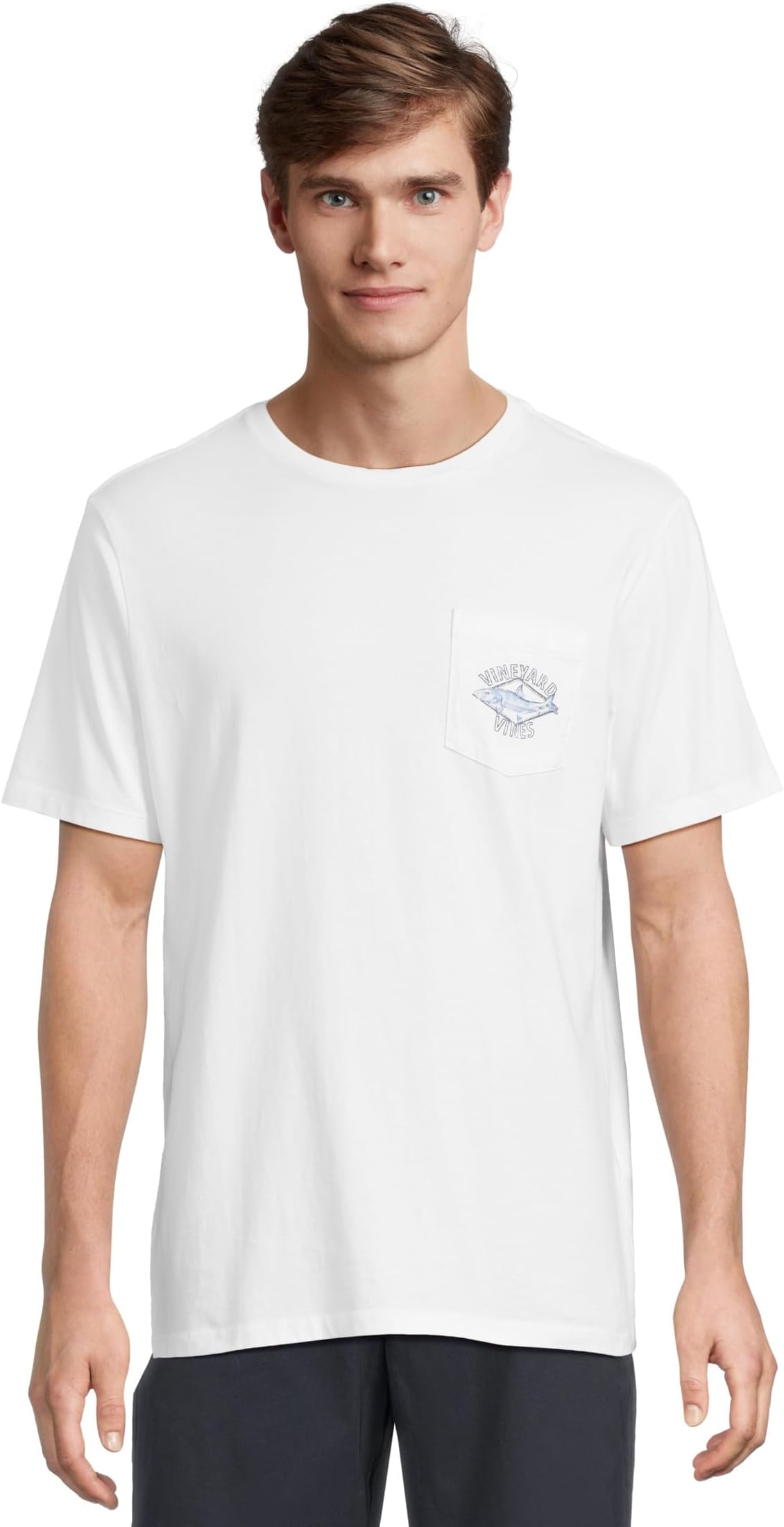 

Футболка Vineyard Vines Painted Bonefish Short Sleeve Tee, цвет White Cap