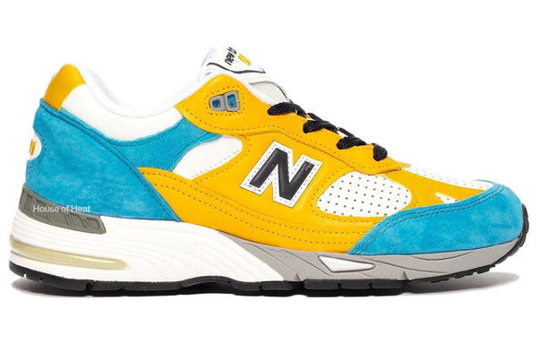 Кроссовки sneakersnstuff x 991 сделано в англии New Balance, синий — фото 2