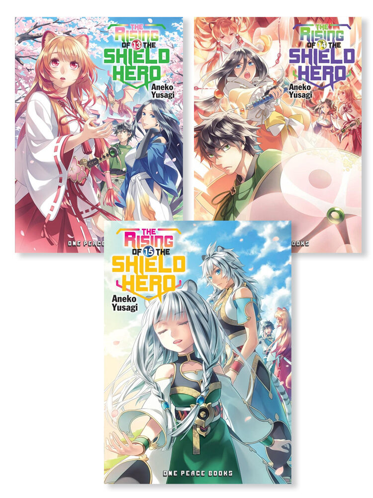 

Новелла The Rising of the Shield Hero Novel (13-15) Bundle