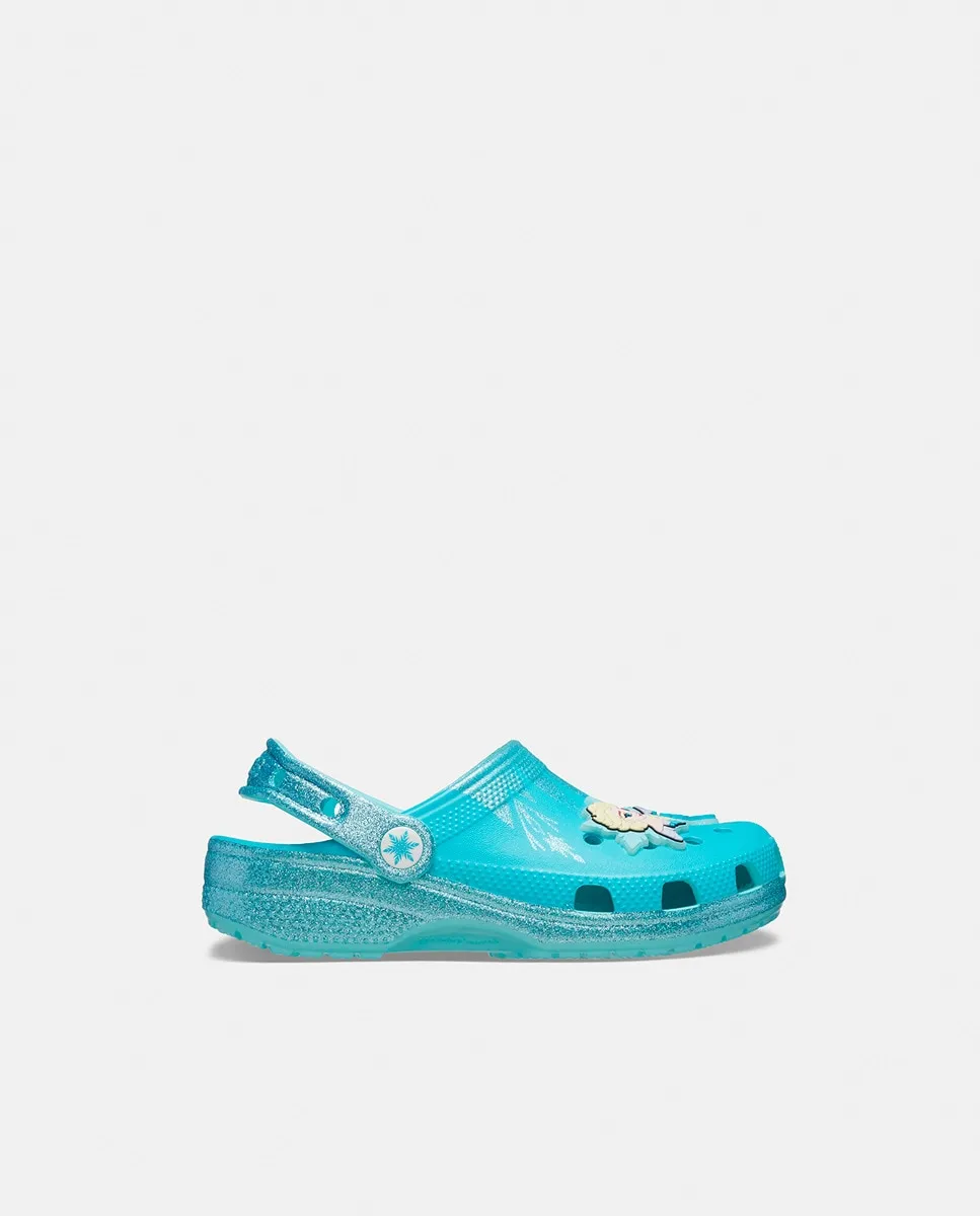 

Детские кроксы Золушка Холодное сердце Эльза Crocs, синий
