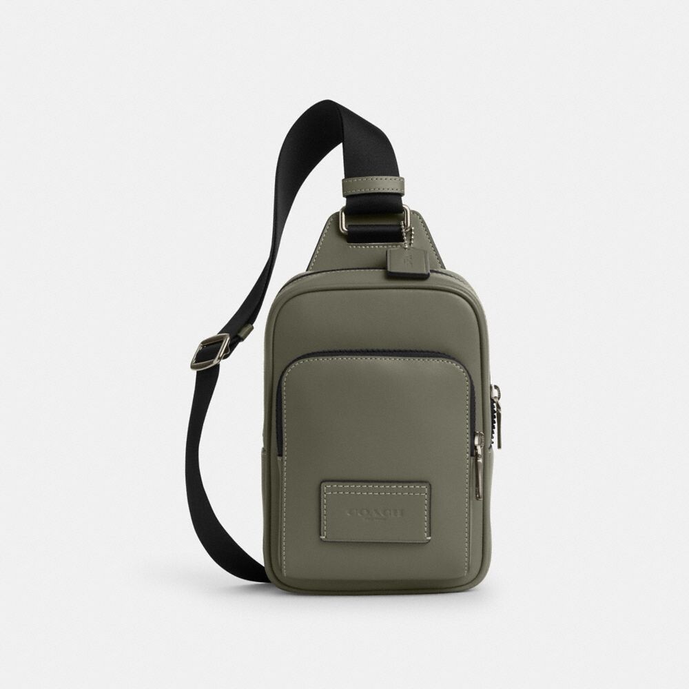 

Рюкзак-слинг Racer COACH, цвет gunmetal/military green