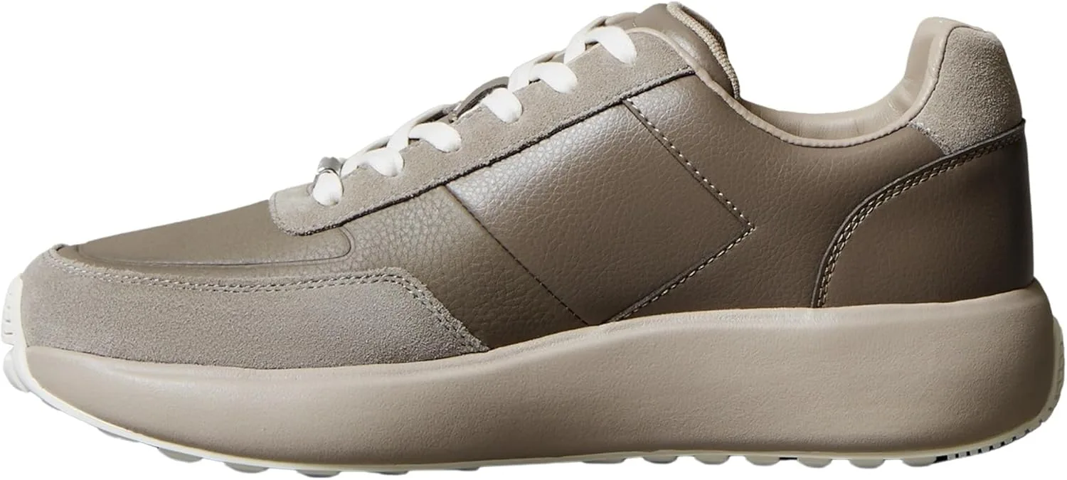 Мужские низкопрофильные кроссовки Calvin Klein City Runner с шнурком LTH Hm0hm02033, коричневый