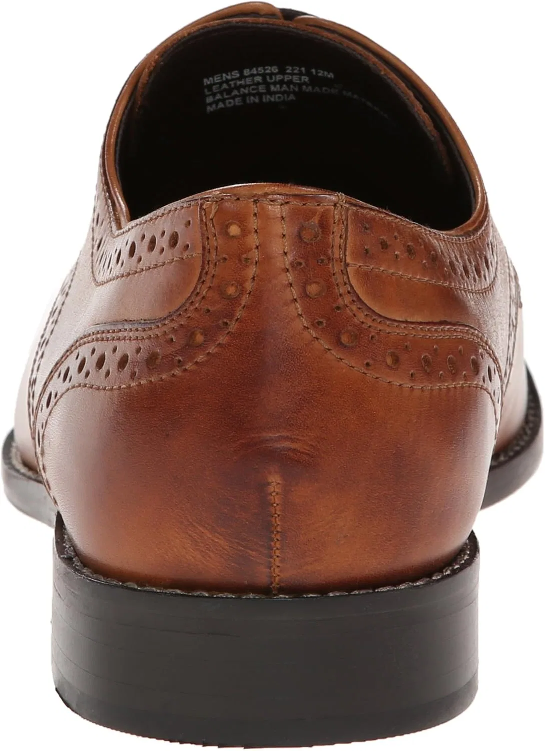Туфли Nunn Bush Men's Norcross Oxford, Cognac — фото 3