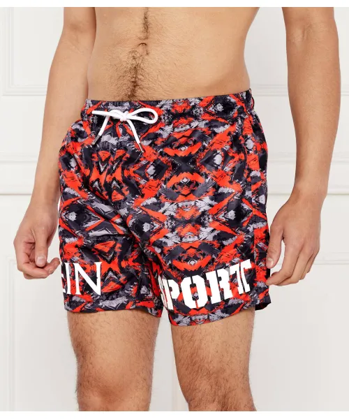 

Пляжные шорты Regular fit Plein Sport, красный