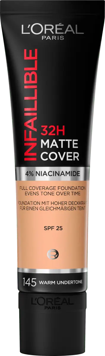 

Тональный крем Infaillible 32H Matte Cover 145 Beige Rose/Rose Beige 30 мл L'Oreal