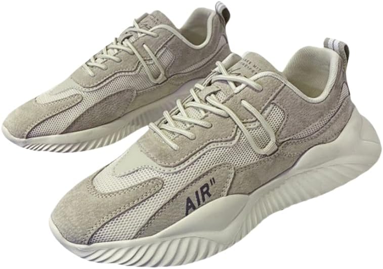 

Кроссовки Clolinde для мужчин, повседневная уличная мода, низкие, на шнуровке, однотонные, легкие, для бега и зала z011, бежевый