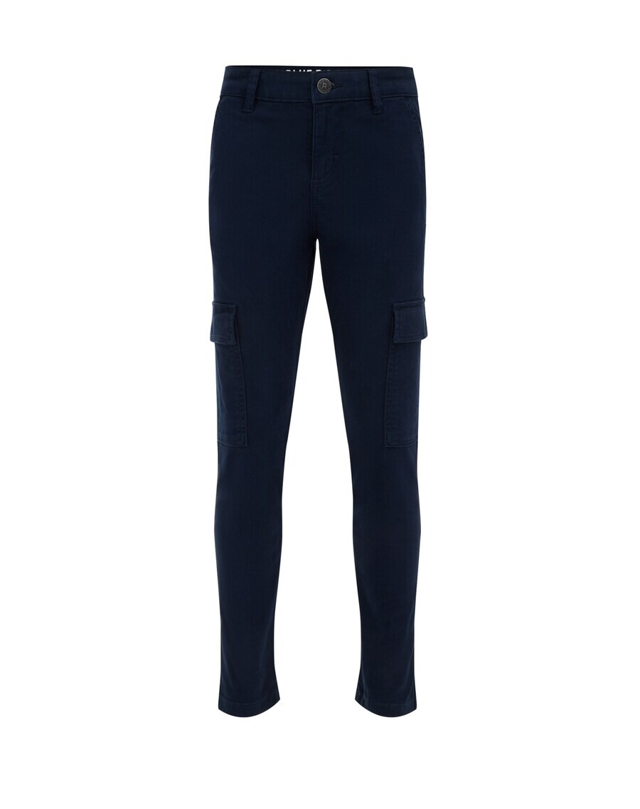 

Тканевые брюки WE Fashion Slim fit Pants, темно-синий