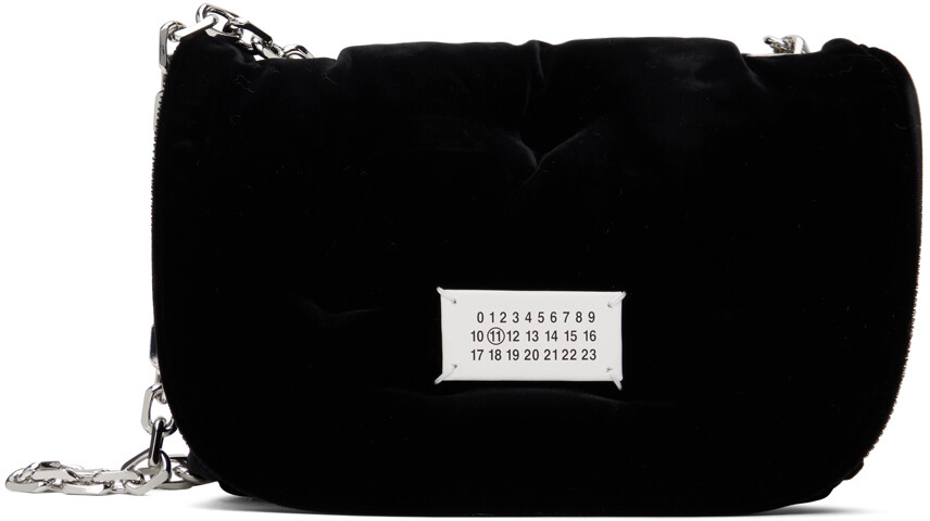 

Черная маленькая сумка Glam Slam с клапаном Maison Margiela, цвет Black