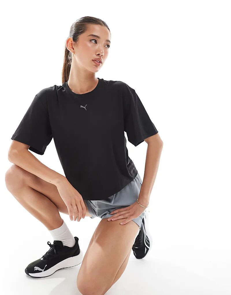 

Футболка Puma Cloudspun свободного кроя черного цвета